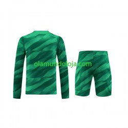 Camisola Paris Saint-Germain Guarda-redes Criança Equipamento Primeiro 2023-2024 Manga Comprida